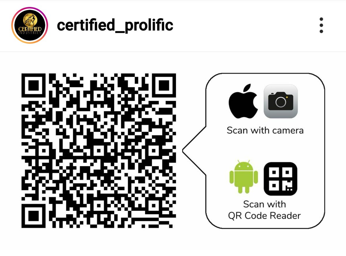 TechDaChamp's tweet photo. Scan and stay connected to @certified_ind 🐺 #TechToldYou 🏆 https://t.co/JgLhWhalyN