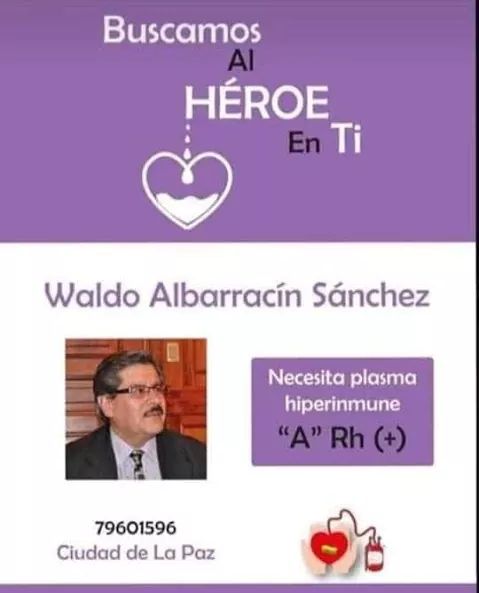 AnaLuGabba's tweet photo. @WaldoAlbarracin un gran luchador por la democracia, coadyuvó con la #UMSA a develar el #FraudeElectoral, además de organizar y encabezar movilizaciones, aún cuando su casa fue saqueada y él y su familia fueron agredidos.

🇧🇴¡Pronta recuperación! Y gracias por todo.#Bolivia https://t.co/RxXOUhWumh