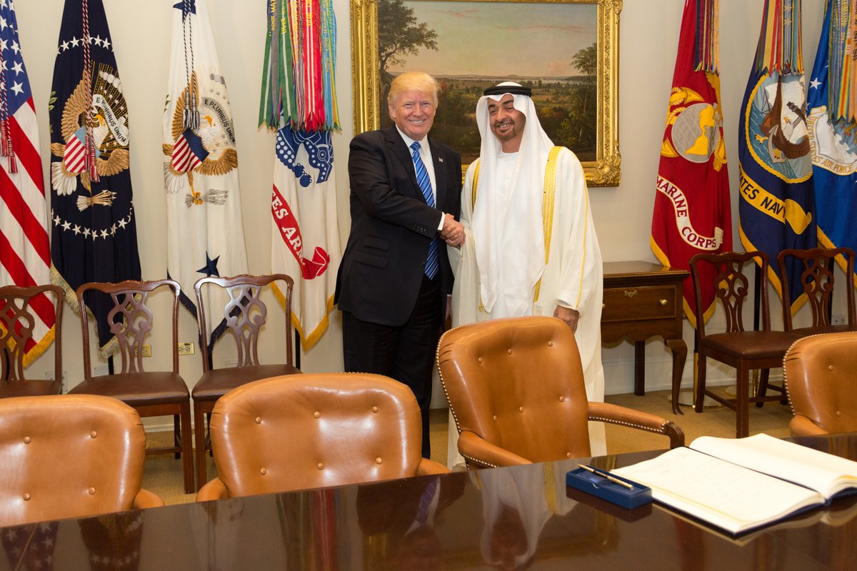 It was reported Aug. 2016 meeting aimed to coordinate United Arab Emirates & Saudi support for Trump’s presidential campaign. Prince lived in UAE & worked as a security contractor for the UAE government.Trump later swung hard towards supporting UAE in Gulf rivalry politics.