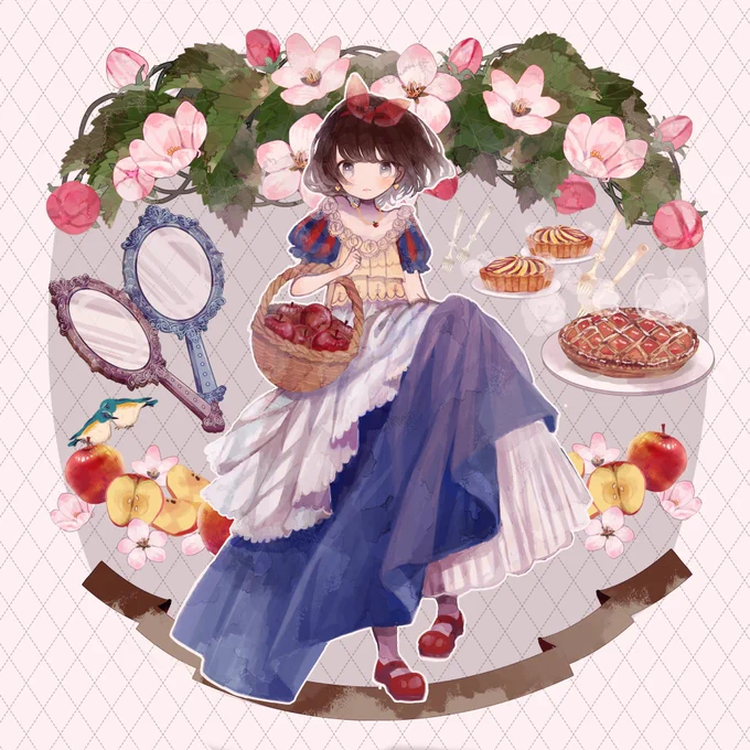 グリム童話の白雪姫が好きな方へ?

 #女の子のイラストだけで興味を持ってくれる方へ届け 