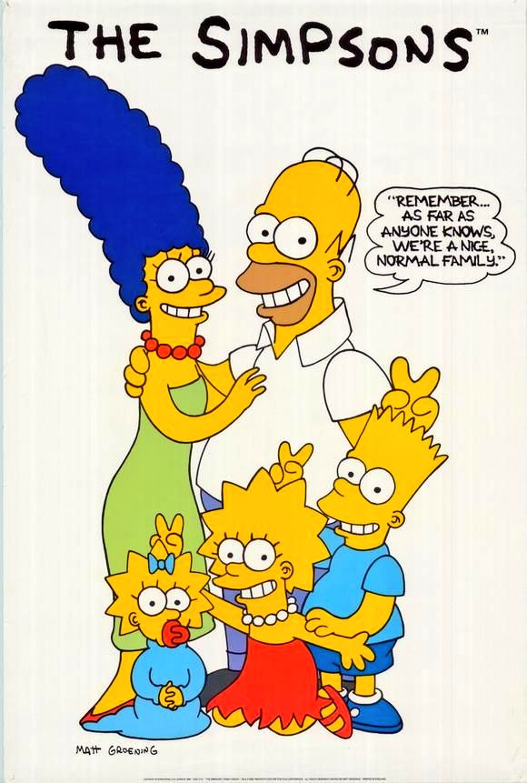 Cambone88's tweet photo. 1990 Vintage @TheSimpsons poster #TheSimpsons #normalfamily @ThatGuy3002 @CromulentShot @chevychevelle48 @TamiLee64811085 @JimmyVhyde @adang19 @Alex_Simpsons23 @SIMPSONSFAN370z https://t.co/A54ufcOmHG