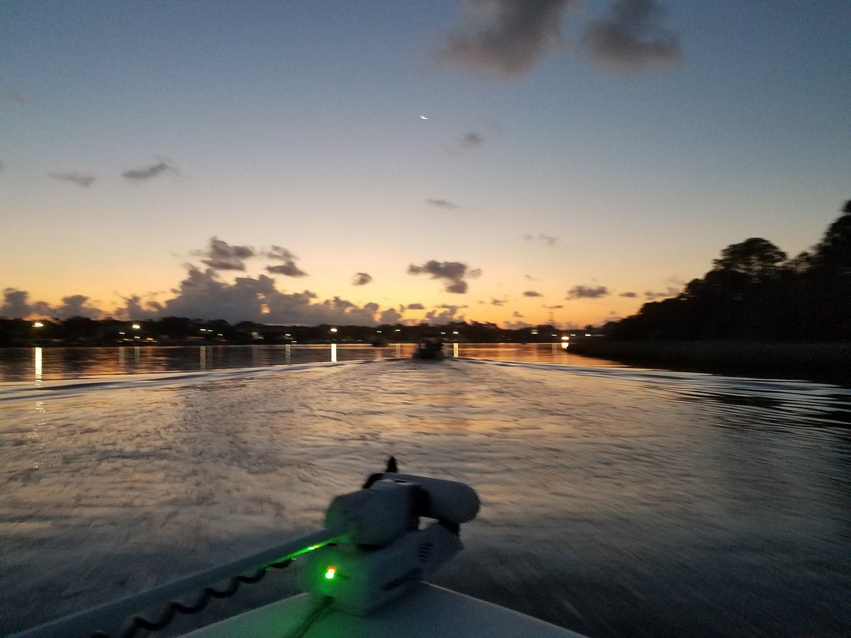 The best sunrises are going offshore sunrises