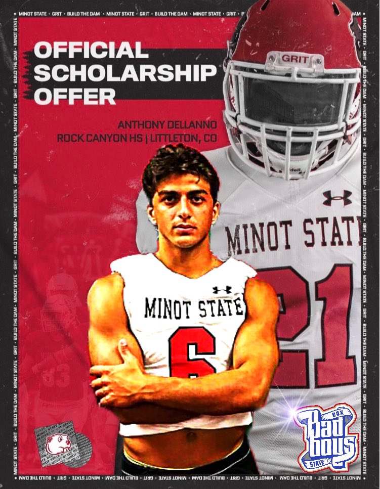 🚨🚨🚨🚨🦍🦍🦍🦍🦍🚨🚨🚨🚨

🔥🔥🔥🔥OFFER ALERT🔥🔥🔥🔥

Congratulations to <a href="/TeamFullGorilla/">Team Full Gorilla</a> 2021 QB <a href="/AnthonyDellann2/">Anthony Dellanno</a> earning an offer to continue his academic &amp; athletic career <a href="/MSUBeaversFB/">Minot State Football</a> very proud of you and happy for your family more to come🦍🏈💯 <a href="/RCHSFootball1/">Rock Canyon Football</a> #baller