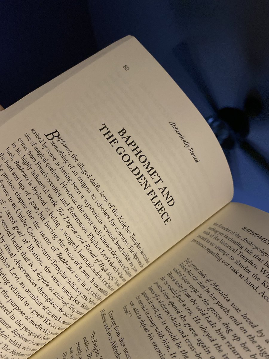 thejimdens's tweet photo. Really enjoying the book #alchemicallystoned #baphomet #cryptapodcast #Freemasonry #dmt #Acacia https://t.co/OGm7WmwAhR