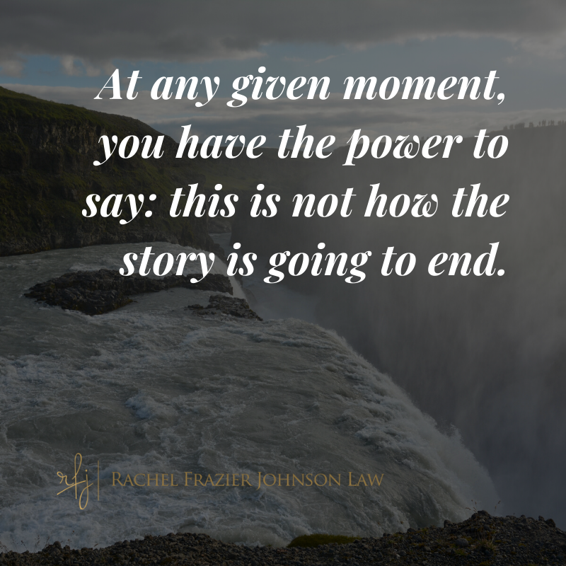 Rachel_esq's tweet photo. Even if you feel like things are not within your control, you have the power to change the outcome with your choices. Where you are today does not define where you will be in the future. #familylaw #familylawlawyer #familylawattorney https://t.co/8VrhOzWvVl