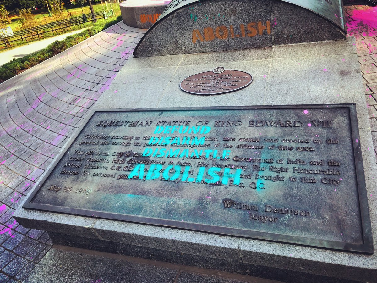 In the 1960s, a British-loving Toronto entrepreneur arranged to have Delhi's old statue of King Edward cut into pieces & shipped here from India — because he thought the city needed a good equestrian statue.So that's how King Edward ended up in Queen’s Park.