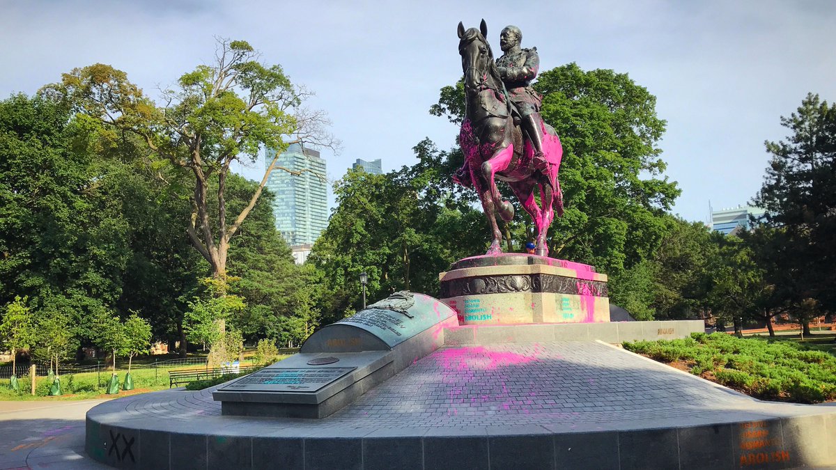 In the 1960s, a British-loving Toronto entrepreneur arranged to have Delhi's old statue of King Edward cut into pieces & shipped here from India — because he thought the city needed a good equestrian statue.So that's how King Edward ended up in Queen’s Park.