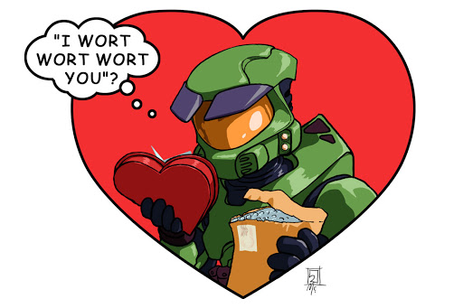 UberNick's tweet photo. Halo Infinite is a dating sim, mark my words https://t.co/fTEwsuodCq