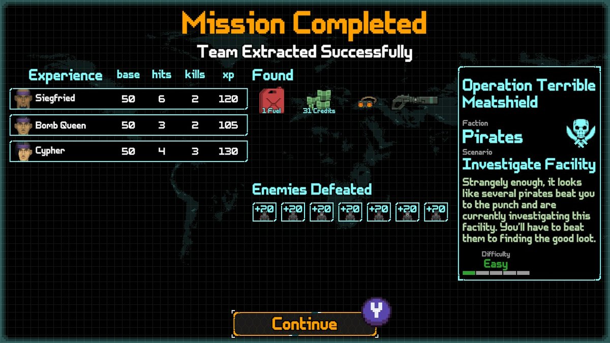 Trifragger's tweet photo. These operation names are great #DepthofExtinction #NintendoSwitch https://t.co/R3Zlvkfz2g