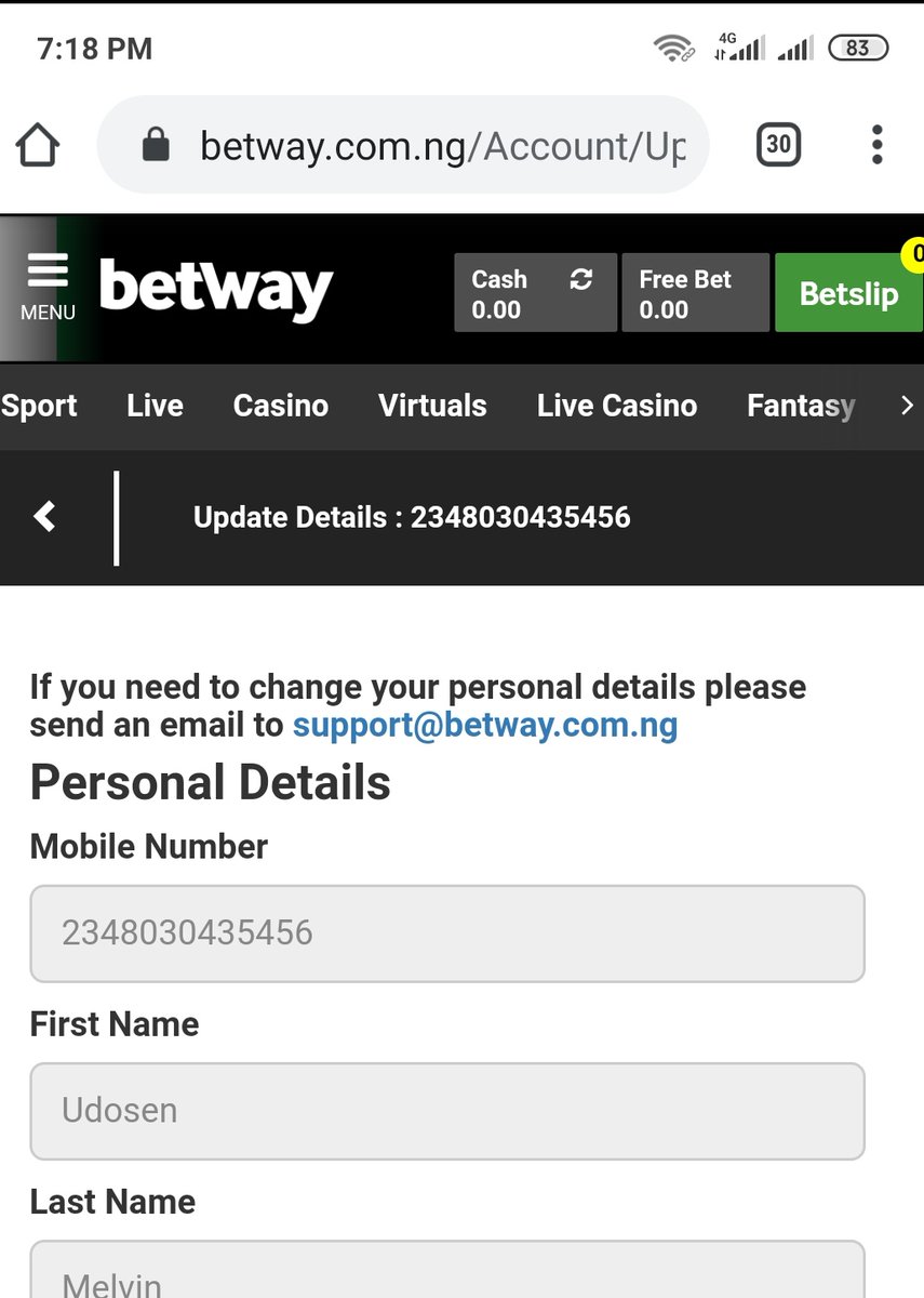 iammelvinpowers's tweet photo. @DONJAZZY @BetwayNigeria @DONJAZZY it's Game On! It's @BetwayNigeria All the way. Signed up since during the week, I have gotten anything from you! https://t.co/gmhbTclIJz