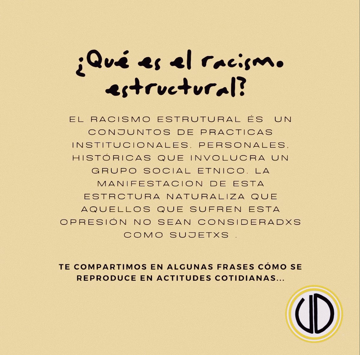 udesobediente's tweet photo. Repensemos todo, el racismo es estructural y esta en todos lados. Aca te dejamos algunos ejemplos ✊🏿✊🏾 https://t.co/58Q3Vn6XFH