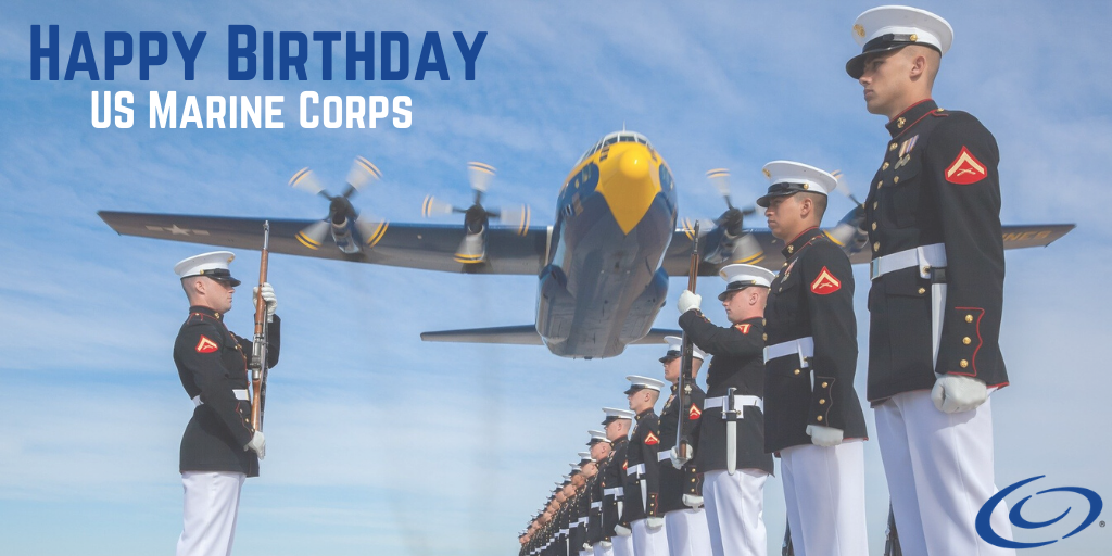 TeamCarney's tweet photo. Happy 245th Birthday to the United States Marine Corps. Learn more about the history of the Marines and to hear their new birthday cadence. https://t.co/ZaV8GpTvPa https://t.co/b0t2yCz4J1