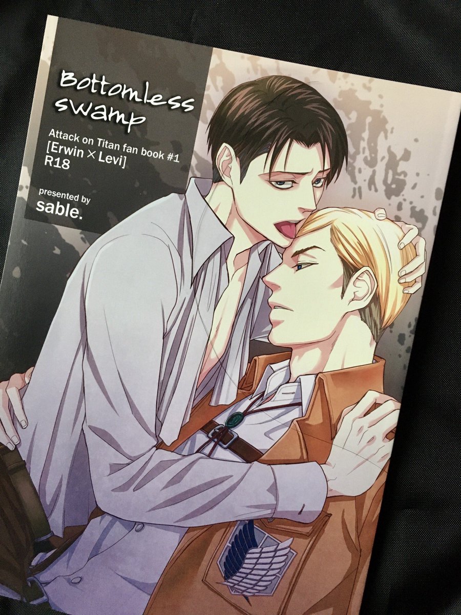 7年前といえば正に7月のイベントにエルリ初参加&amp;第1冊目発行でした✨この時はまだ本格参入予定ではなかったのに、ちょっと足先つけたらそのままドボン❗️タイトル通り底なし沼でした😂
今見たら絵が違いすぎだしエルヴィンの鷲鼻気付いてないしで色々恥ずかしい💦 