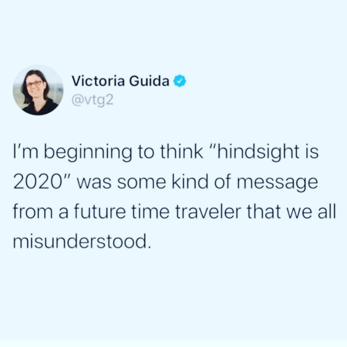 SavannahElle's tweet photo. #COVID19 #hindsight2020 #COVID__19 #validpoint #ItsOkayToNotBeOkay https://t.co/ypOIzlMBLe