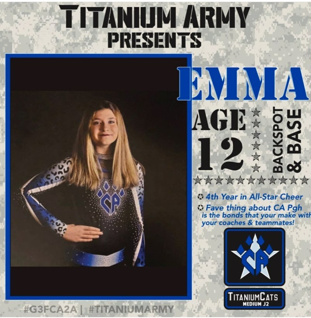 CA_TitaniumCats's tweet photo. #titaniumarmy⭐ #titaniumcats💙🖤 #meettitanium🐾 @CheerAthletics https://t.co/dkWX2vFMWt
