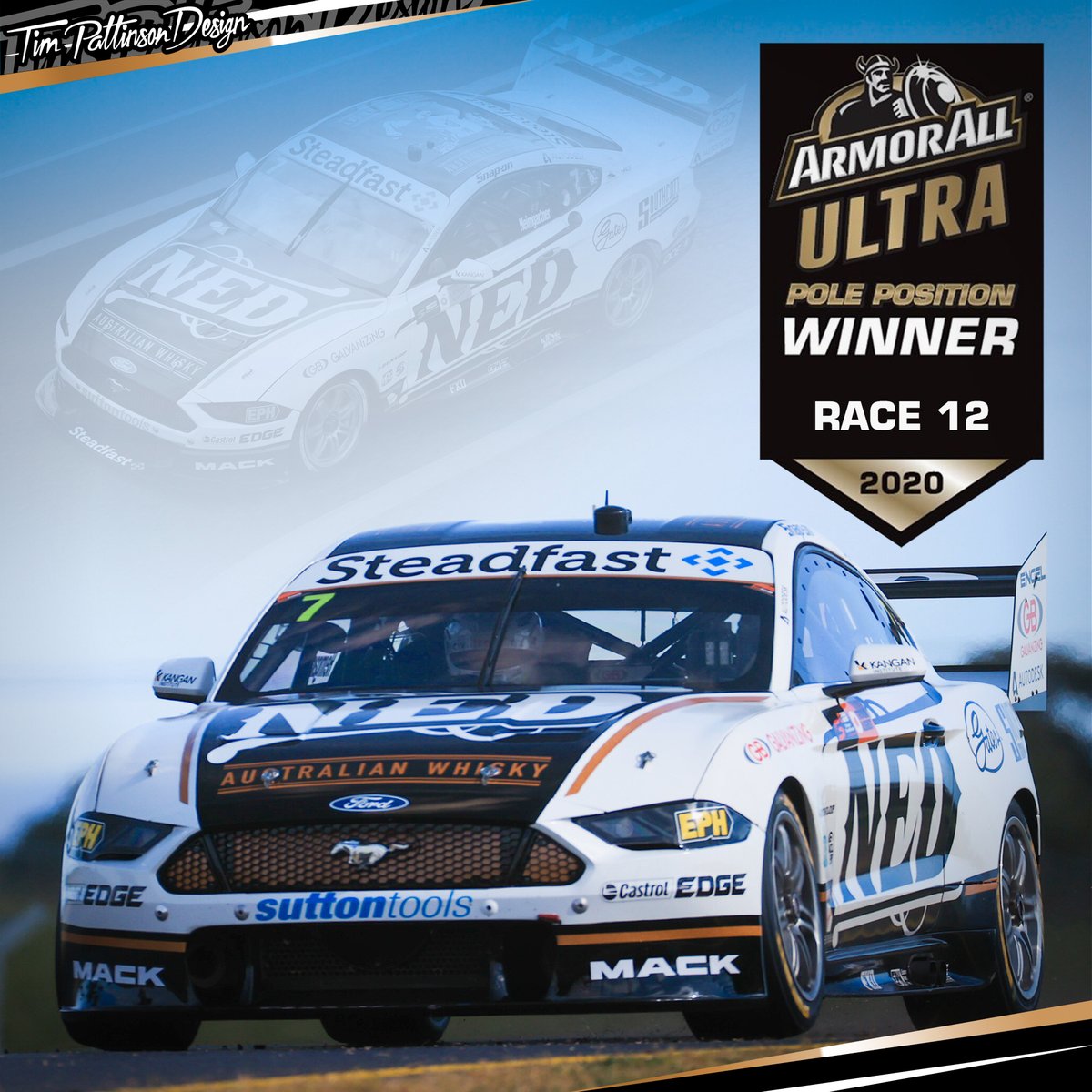 tpracedesign's tweet photo. Andre's first #armorallpole!
Congratulations to @andreheimgartne & everyone at @KellyRacingAus , Will be great to see our @NEDWhiskey @supercars livery on the front row this afternoon!
#LiveryDesign #VASC #KellyRacing
#TPRaceDesign #CreateExcitement https://t.co/X6qIJK6LAt