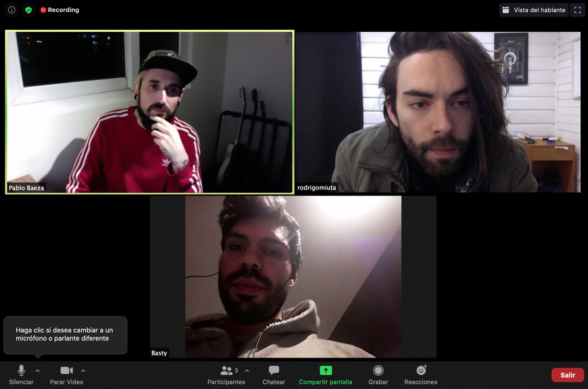 rodrigomiuta's tweet photo. En reunión #zoom con @absolutoinverso / Planificando y escuchando las primeras ideas y maquetas de lo que se viene para el 2021 🖤 https://t.co/KmbYwvvQHC