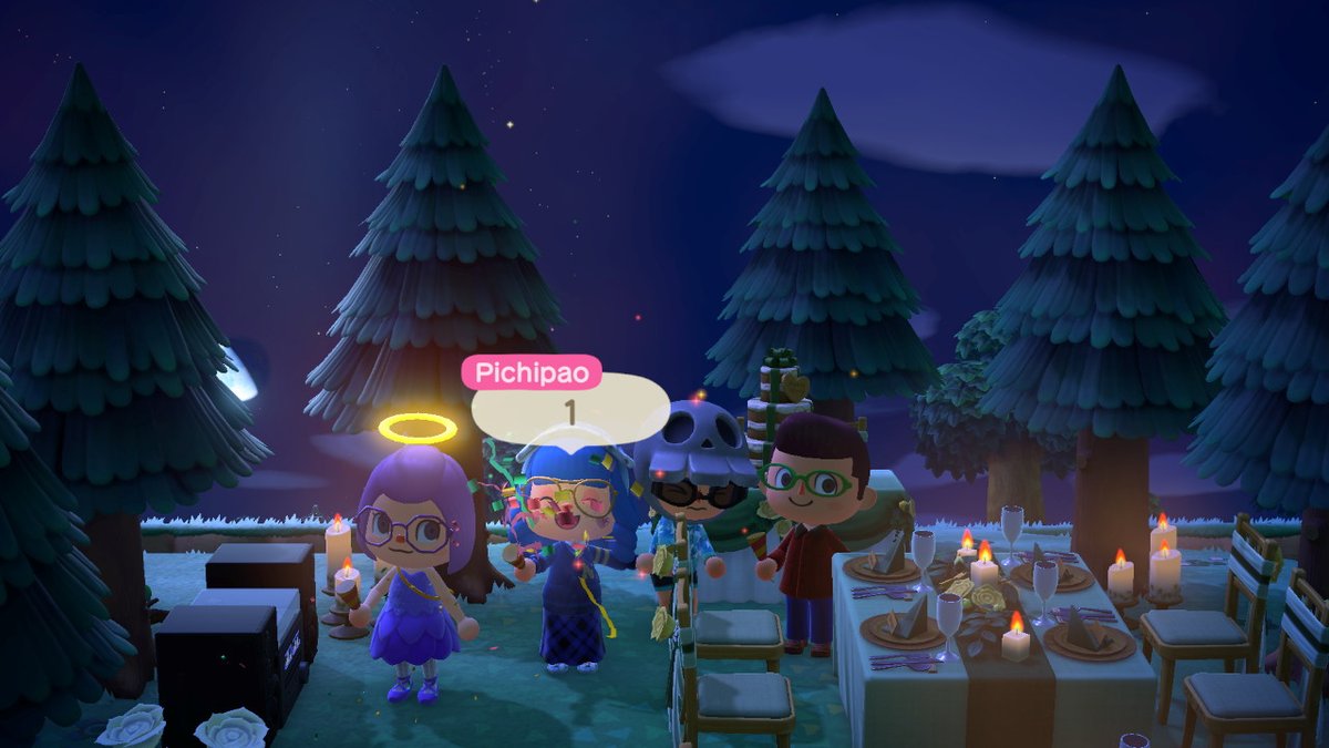 joshdoitt's tweet photo. nicole's bday partey #AnimalCrossing #ACNH #NintendoSwitch https://t.co/EnxLr5HKMB