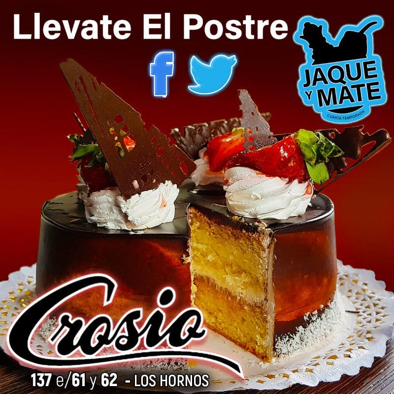 jaqueymateok's tweet photo. 💣#SORTEO #LlevateElPostre 🍰

▶ Panadería y Confitería 'CROSIO' regala un postre para vos 

¿Cómo participar? 
✔ Seguinos en Twitter
✔ RT la publicación durante el programa
✔ Indicá tus últimos 3 del DNI https://t.co/ssdUHpd8vh