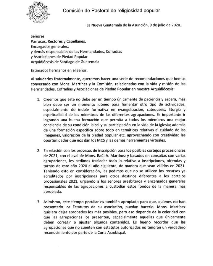 INRIguate's tweet photo. Importante información acerca de las Actividades de Religiosidad Popular.

#INRI https://t.co/aN7CmBQV61