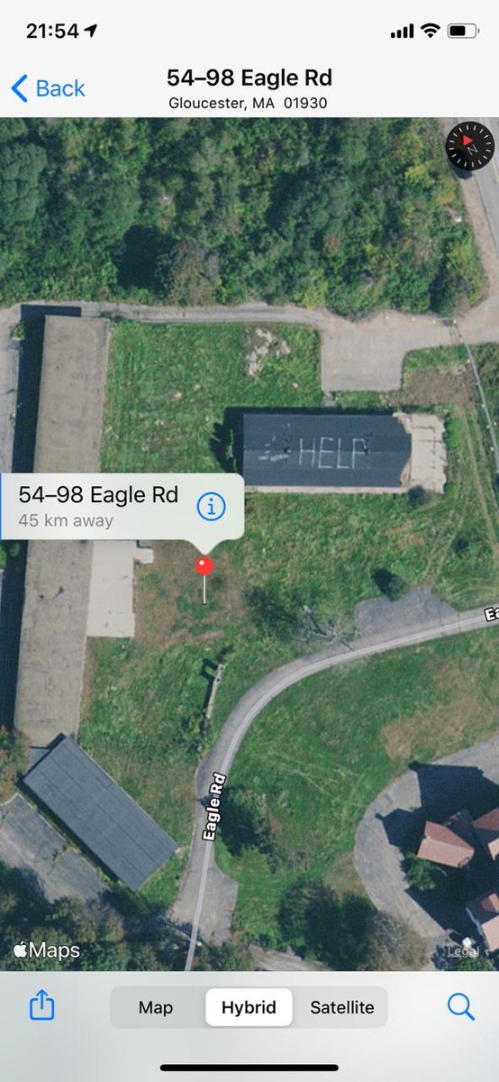 waweiam's tweet photo. @massstatepolice @gloucesterpd something’s going on in this location. Please investigate. 54–98 Eagle Rd
https://t.co/Iv4efR4gGK https://t.co/5V3ttBadjH