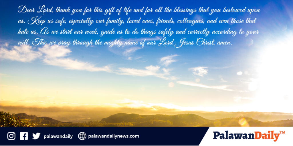 palawandaily's tweet photo. [MORNING PRAYER]  #PDN #WeArePDN #PalawanDaily https://t.co/ixtOyIAo5W