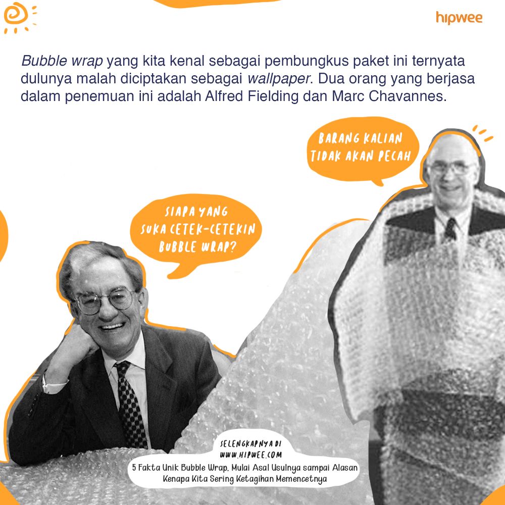 hipwee's tweet photo. Bubble wrap juga kerap dijadikan semacam strees-relief oleh banyak orang. Nggak tahu siapa yang memulai duluan, tapi mencet-mencetin gelembung pada bubble wrap emang melegakan. Nah, siapa nih yang suka mencetin bubble wrap?~
#Hipwee #HipweeFeature #KontenBaik https://t.co/1DfstRSIwl
