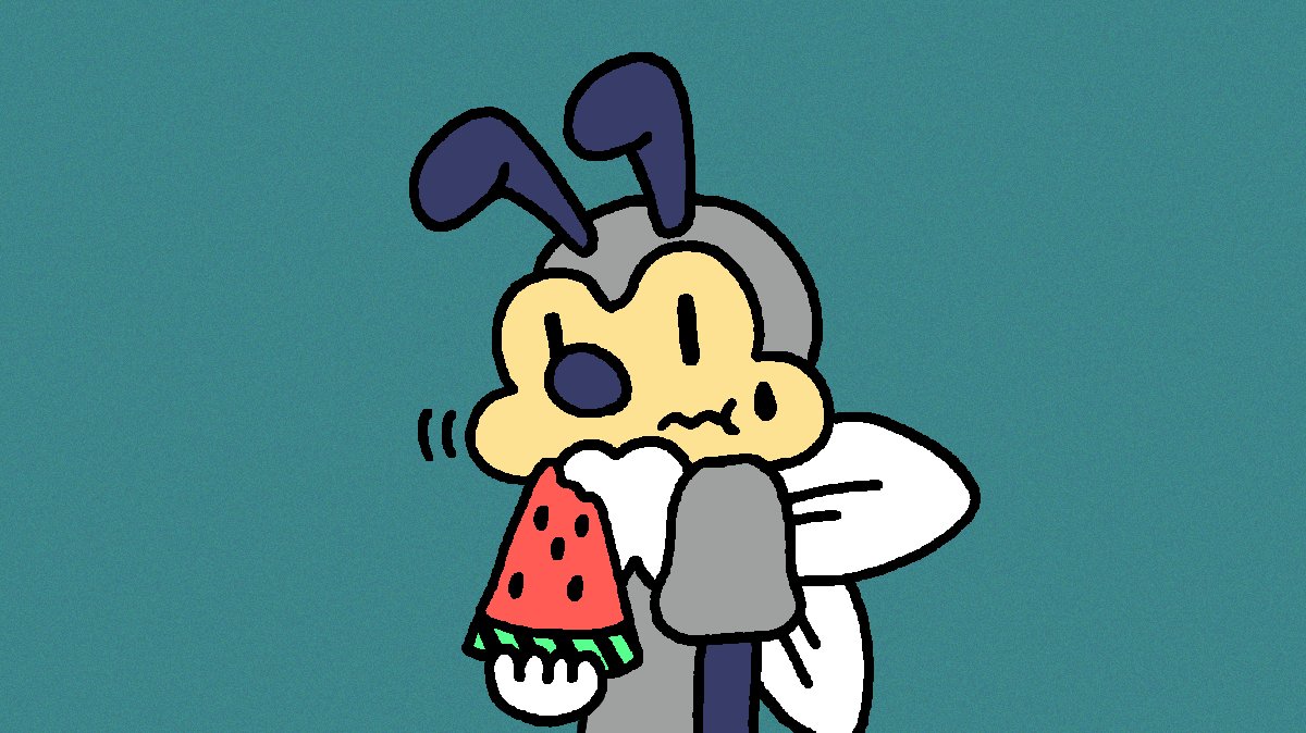 スイカを食べるアビーくん アビスパ福岡 アビーくん イラスト コアラさん Cc福岡55 く40abのイラスト