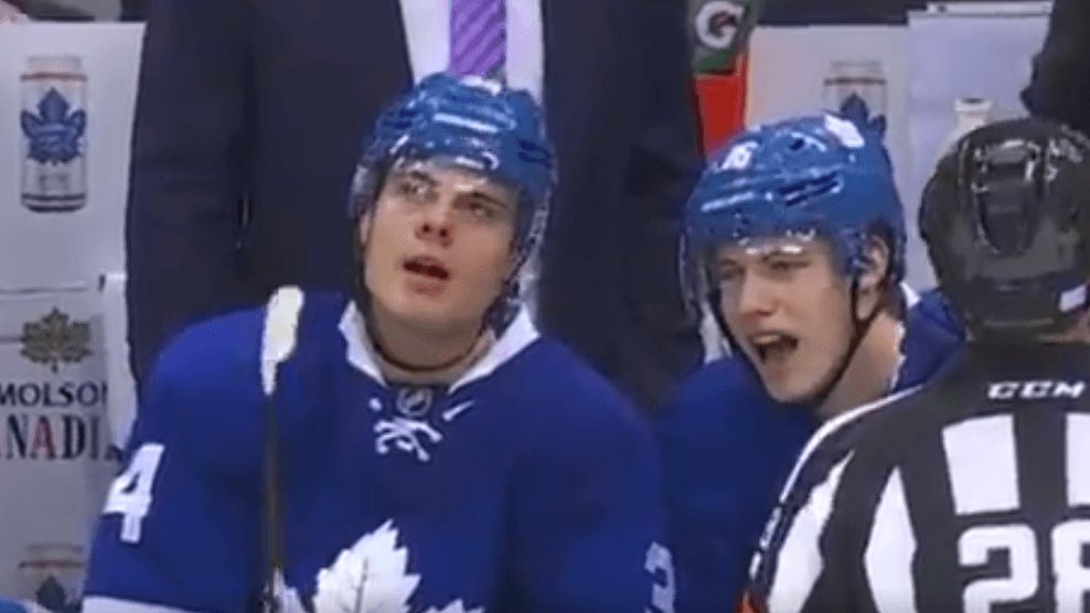 mitch marner- a large bag of skittles - several cases of redbull (with his face on them)- a karaoke machine with the complete works of bon jovi