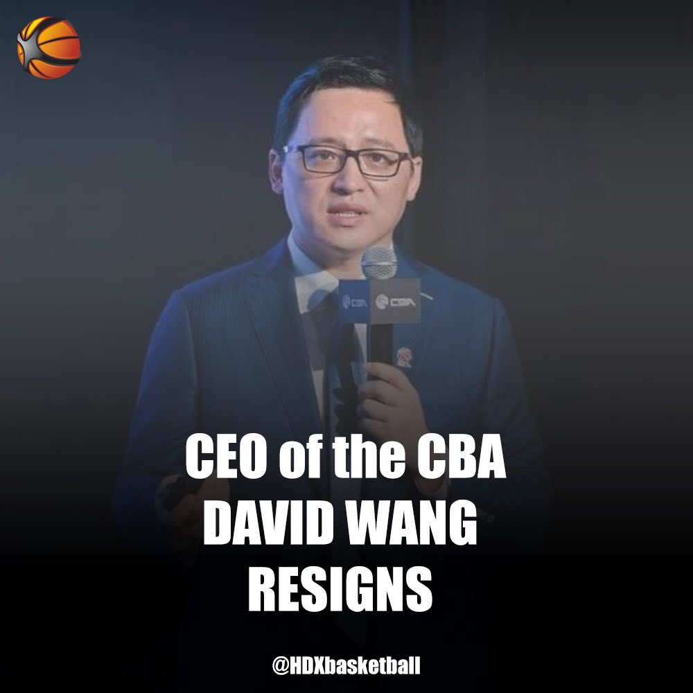 HDXBasketball's tweet photo. Official: David Wang who was hired by Yao Ming to be the CEO of the new CBA Company resigned late last night because of a rumored affair he was having with a female employee. The husband allegedly beat David who had severe bruising on his head and police was called. https://t.co/MOwmcUGRqa