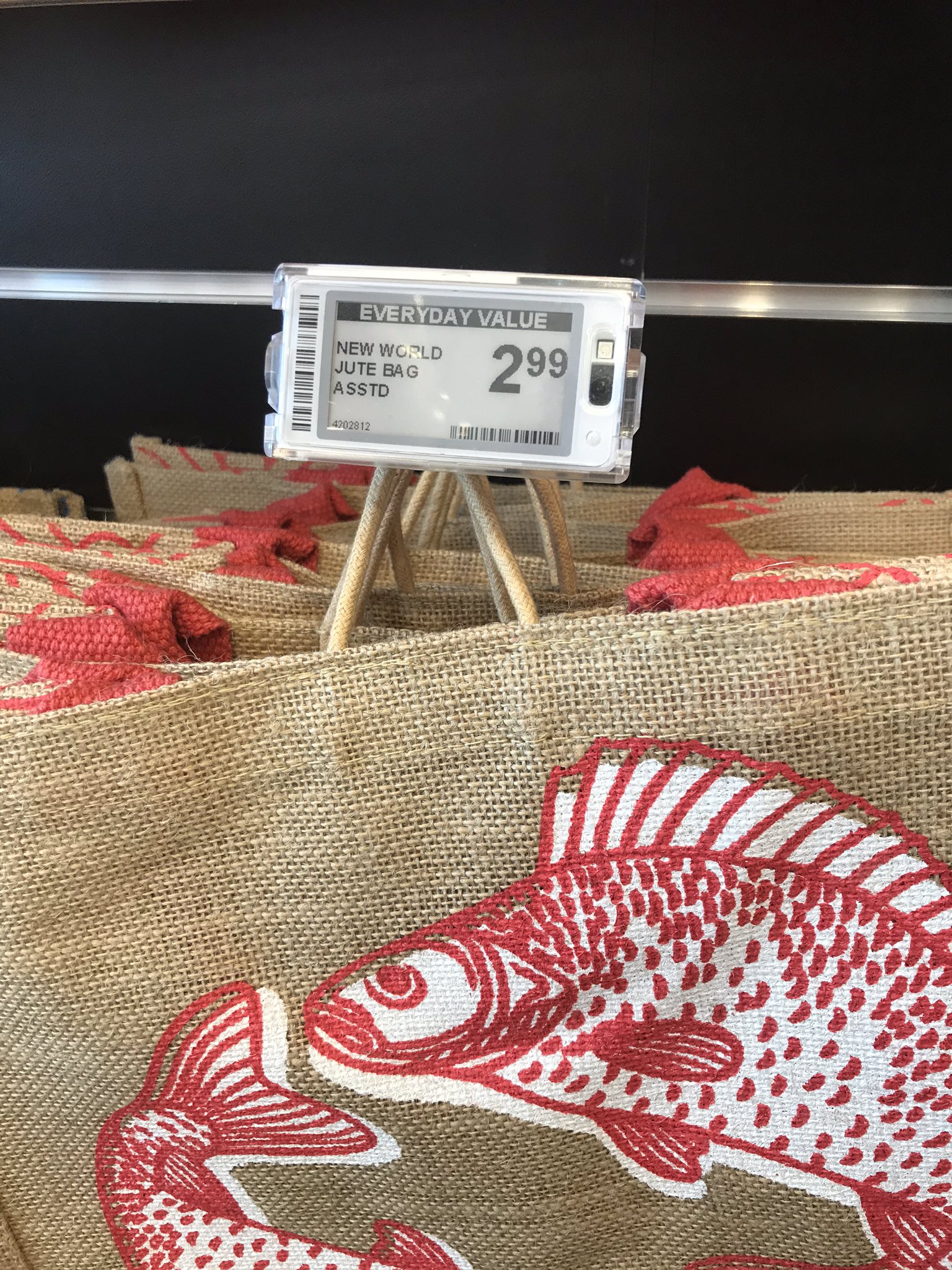 Hamish Rutherford on X Wanaka s new New World is so hot right now that the supermarket branded reusable bags cost 50 per cent more than other NW produced bags which are otherwise