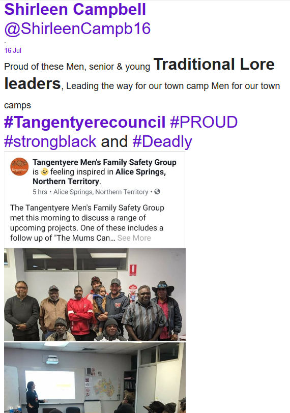WgarNews's tweet photo. #AboriginalMen ‘#MenCanGetSupport’ | #LifesHighway #hope #film #RaisesAwareness of #SuicidePrevention at #CommunityLevel | #TMFSG #TangentyereMensFamilySafetyGroup #AliceSpringsTownCamps https://t.co/ztf414O3OV #MareeCorbo @CorboMaree | #WGARmob #TeamWGAR https://t.co/wquiHy80Gv https://t.co/trb8H5yAm1