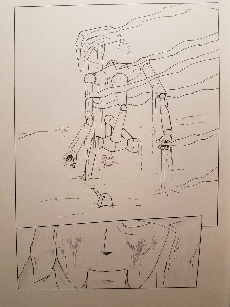 EhlertTyler's tweet photo. Comic Ideas - One day challenge - Lightly inked https://t.co/cADBfYQGm3
