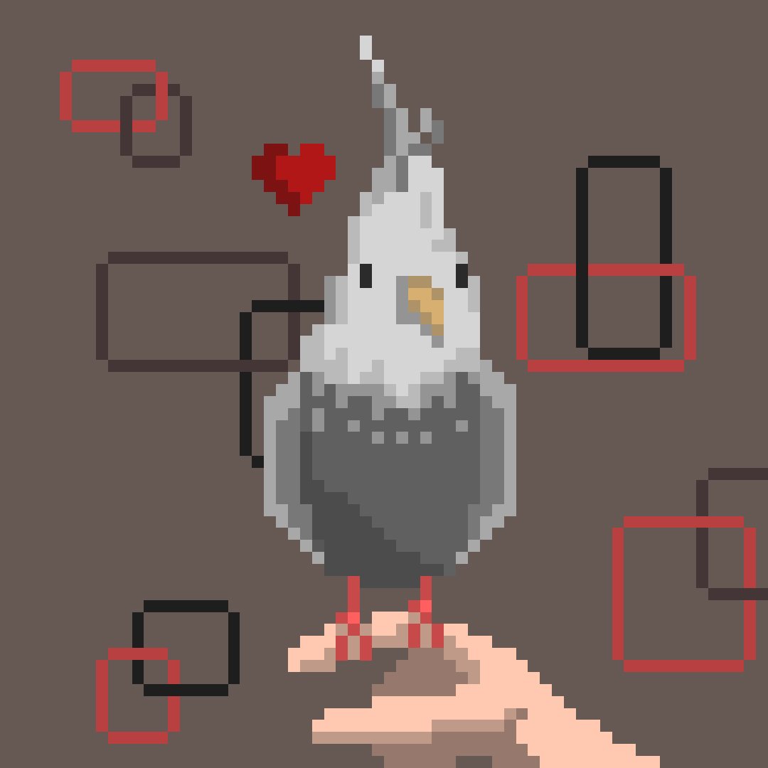 pxlation21's tweet photo. As requested by my goodest friend 😊
@sobalovestamago 
#pixelart #pixel #pixelarts #pixels #pixelartist #pixelartists #birb #bird #pixelbird #pixelanimal #animal https://t.co/00qK6RV4Ul