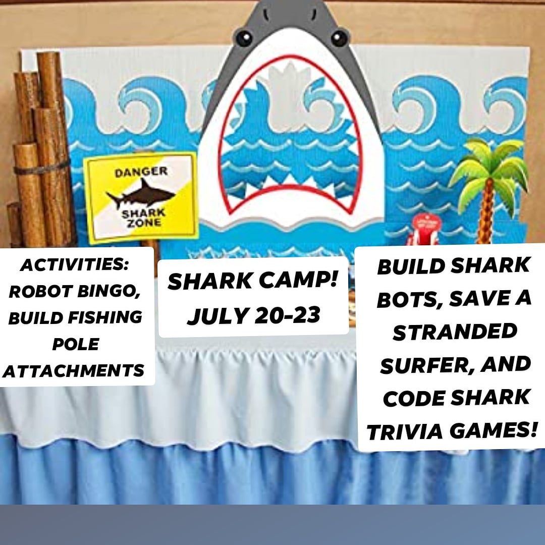 #magikidrobotics is hosting #sharkweek camp in #woodlandhills &amp; #studiocity