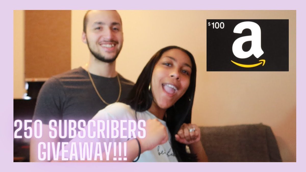 marissaxvl's tweet photo. NEW VIDEO!! WE ARE DOING A GIVEAWAY!! 🎉$100 AMAZON GIFT CARD!!🎉 CLICK THE LINK!! Also thank you everyone who’s been supporting us! This our way of saying thank you! 💕
https://t.co/4uChRsdsN7
#CoupleGoals #Giveaway #YouTube #vlogger #YoungAndHappy #youngandmarried https://t.co/LF23MuSyBZ