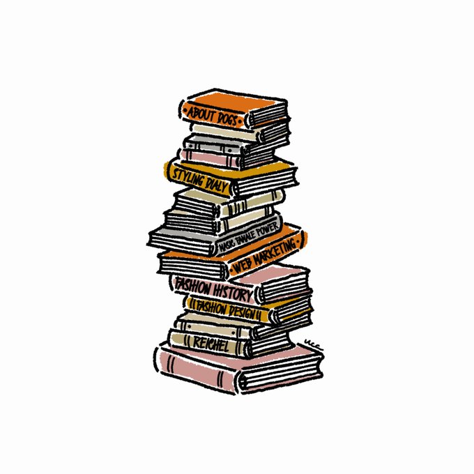 本のtwitterイラスト作品