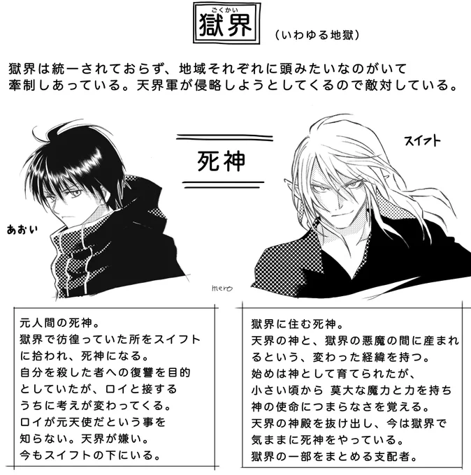 創作キャラの設定など載せてみます✏️

設定って、考えるの楽しかったりします😊
(文字ばかりで見づらい気もする……) 