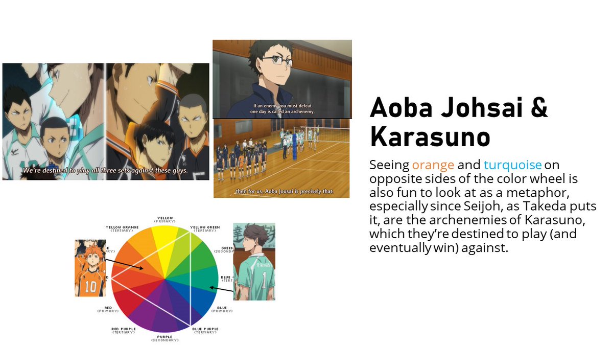 Next up, Aoba Johsai! See also Seijoh and Karasuno in relation to each other