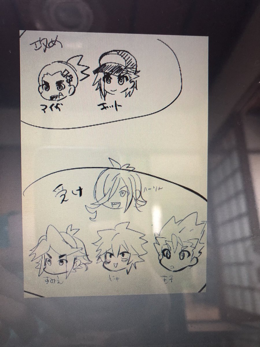 受け攻め分布(途中で飽きた 