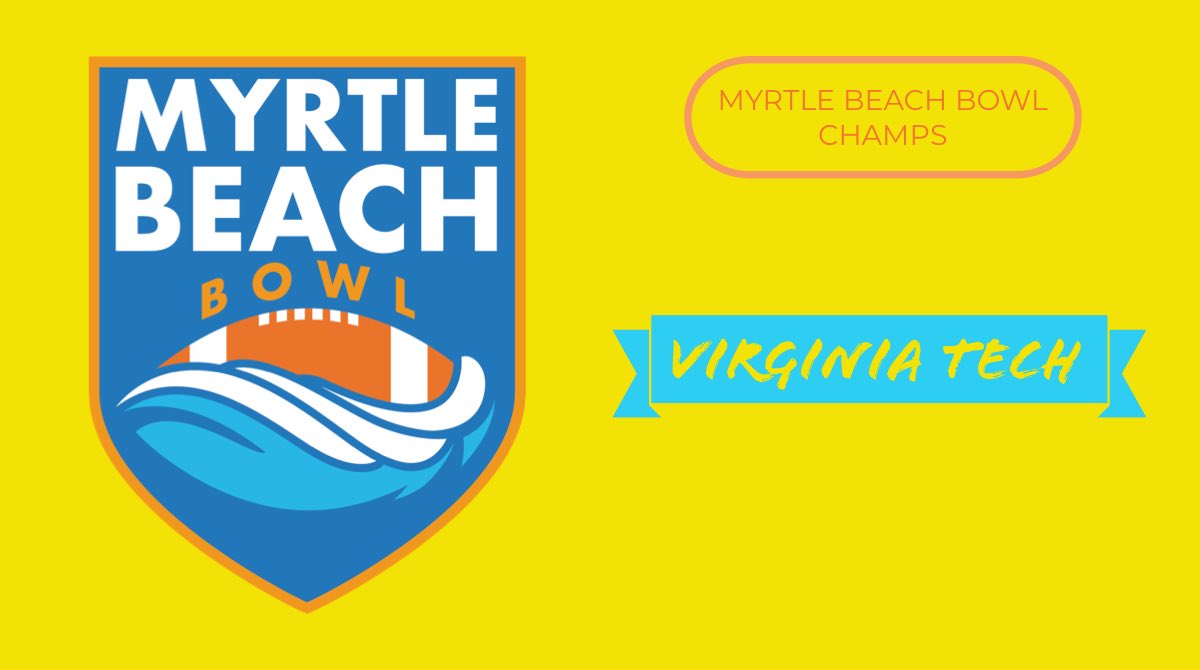 RBCDL_Commish's tweet photo. Myrtle Beach Bowl

Hokies tame the Tigers in this one.

VA TECH: 163
AUBURN: 117

Congratulations @RbTexans ! https://t.co/qMCUjbR1Dv