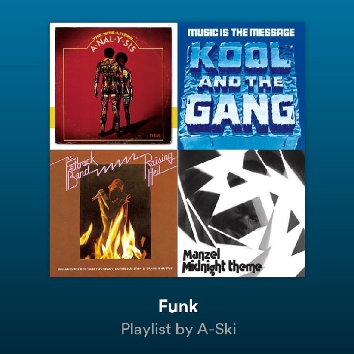 MrUnique74's tweet photo. Compiled a @spotify playlist of my personal Funk favorites..one time for your mind.. #djaski #Unique74 https://t.co/yu6xJOXboO