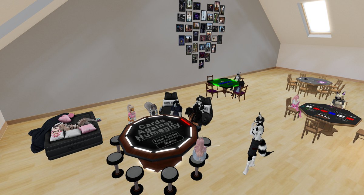 sista_sohl's tweet photo. Started off partying at #synthoasis with DJ's @KazerthanZeal + @tobyk930 ending the night playing games. #makingmemories #furiends #secondlife #furs #greedygreedy #CAH #dominos #aught https://t.co/XCQxjZHFo6