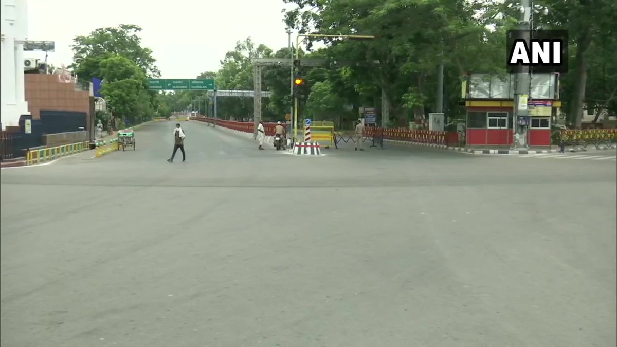 Complete lockdown being observed in the state this weekend, to curb the ...