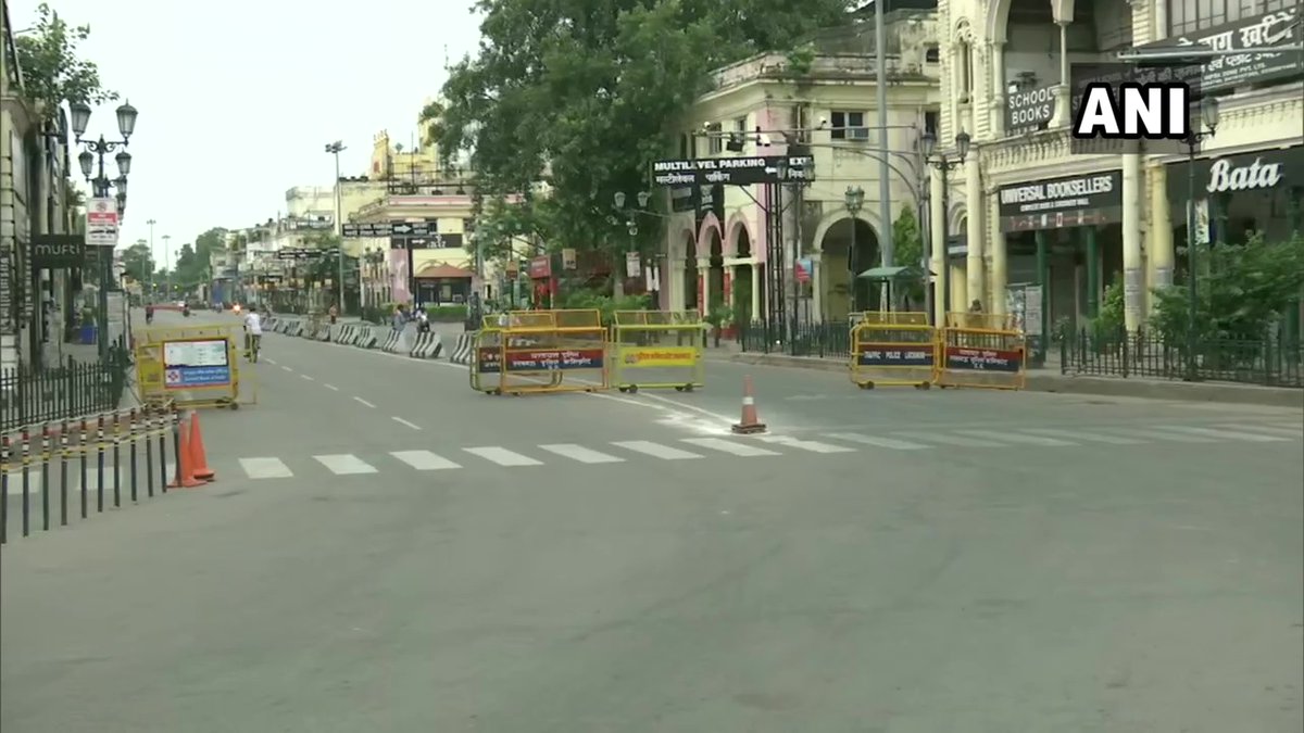Complete lockdown being observed in the state this weekend, to curb the ...