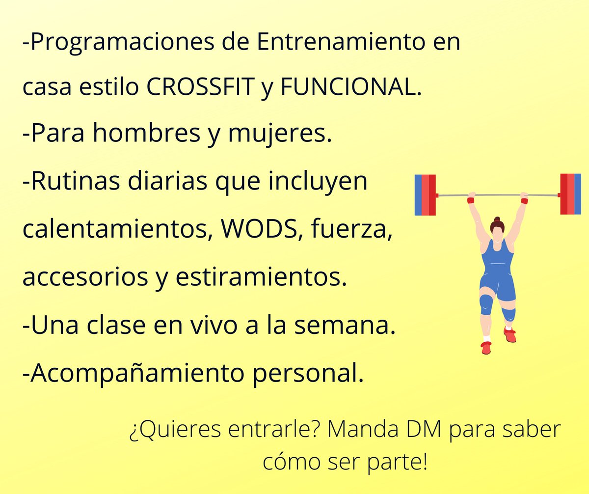 TitidelCarmen's tweet photo. Empezamos el lunes, anímense! Mándenme mensaje para más informaci��n.
Cuántas cuarentenas más vas a esperar para empezar? https://t.co/Q9zpFwYr1R
