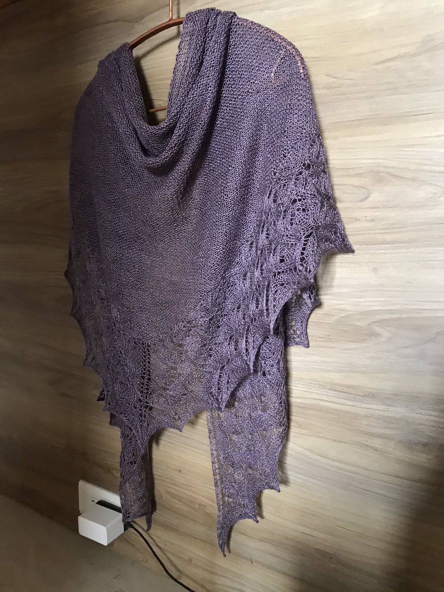 完成一件新披肩