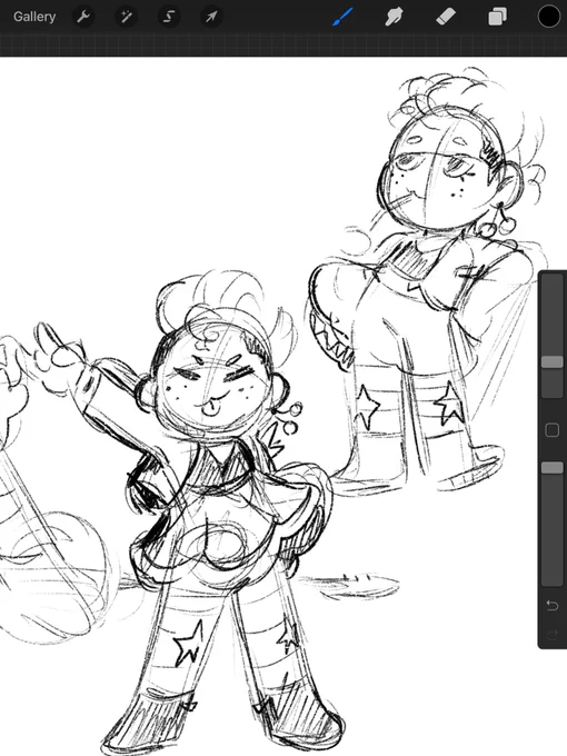 Sketching out my berrysona! 