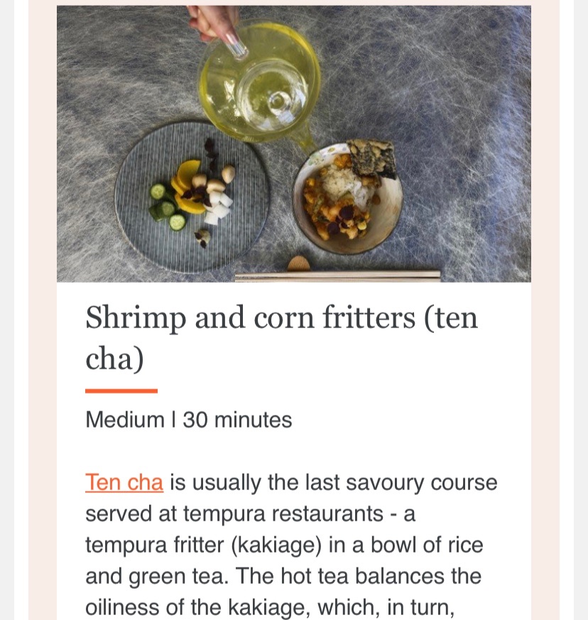 susanjungfood's tweet photo. This week’s #scmpcooking newsletter takes us to #japan. #recipes for #tencha #kakiage with #greentea, #gyoza and #searedbeef with #uni because i ❤️#seaurchin. https://t.co/RqPUuDgFAM #japanesefood #ilovejapanesefood https://t.co/qNRPqbQf6u