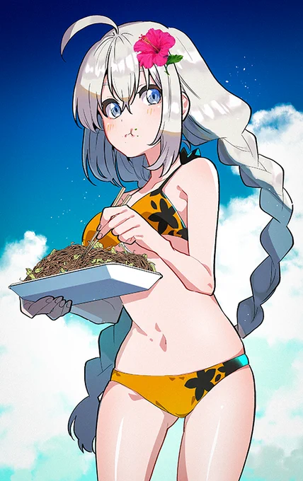 紲星あかりちゃんは海より焼きそば 